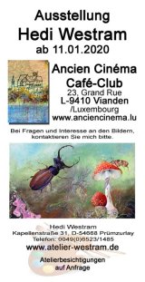 Ausstellung im Ancien Cinéma Café-Club in Vianden